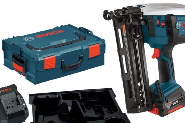 Bosch GSK 18V Brad Nailer in Action