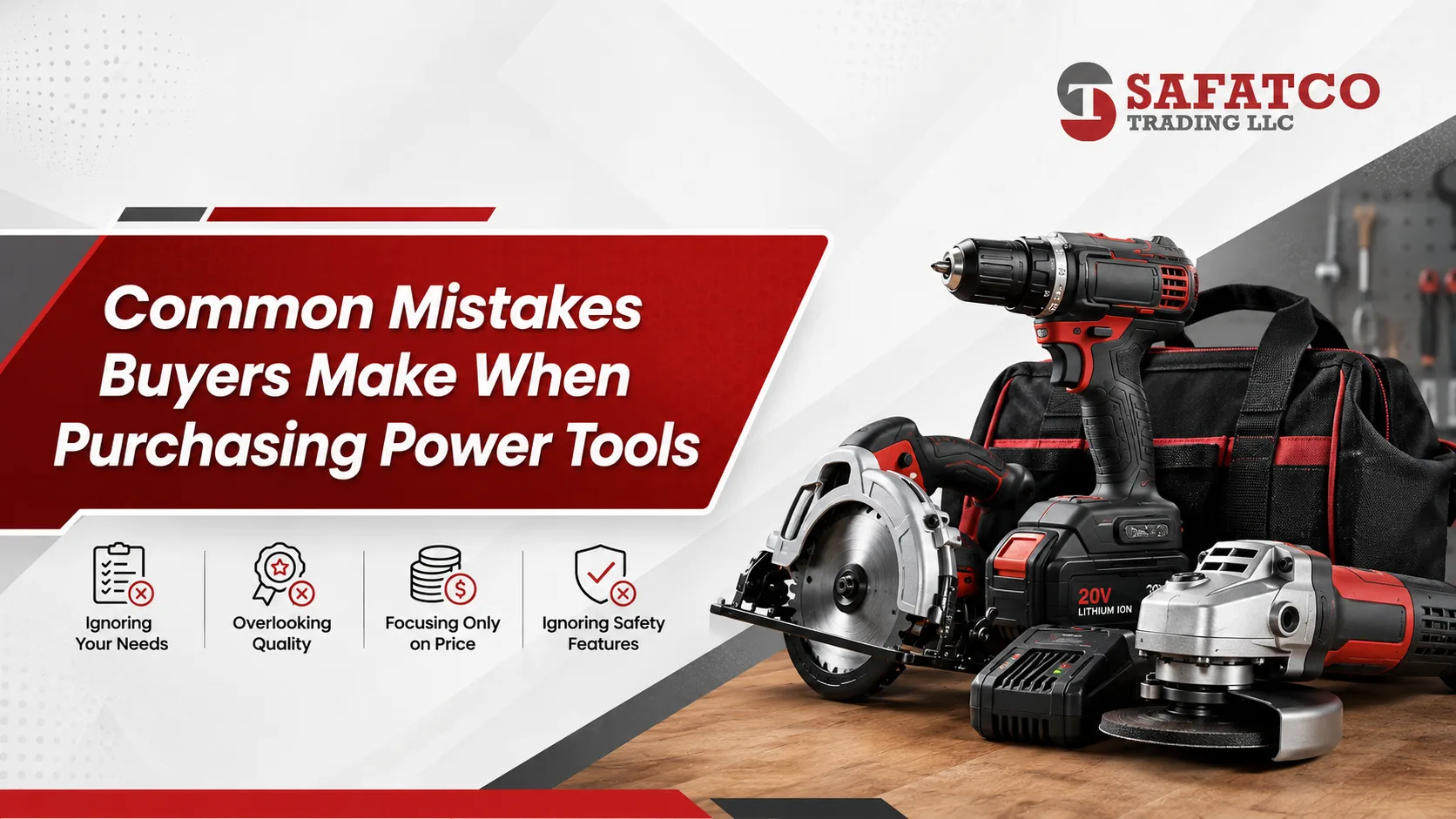 Common Mistakes Buyers Make When Purchasing Power Tools
