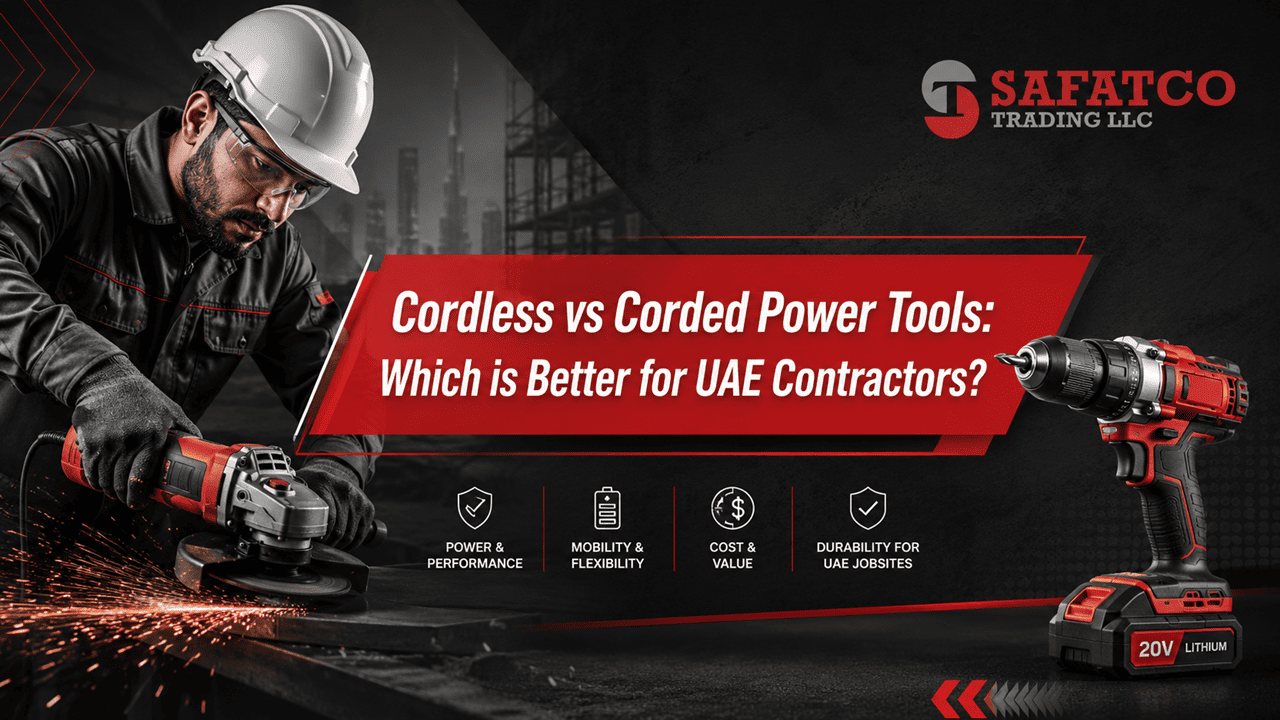 Cordless vs Corded Power Tools Which is Better for UAE Contractors