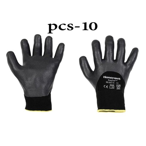 Honeywell 10-pair Polytril Air 3-4 Gloves Black 24.5 Centimeter Tna2232272
