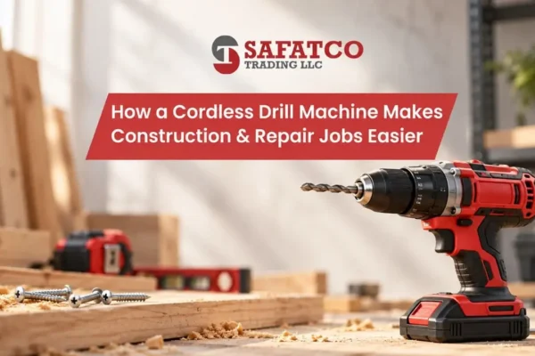 How a Cordless Drill Machine Makes Construction & Repair Jobs Easier