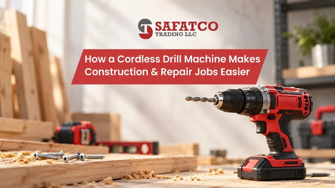 How a Cordless Drill Machine Makes Construction & Repair Jobs Easier