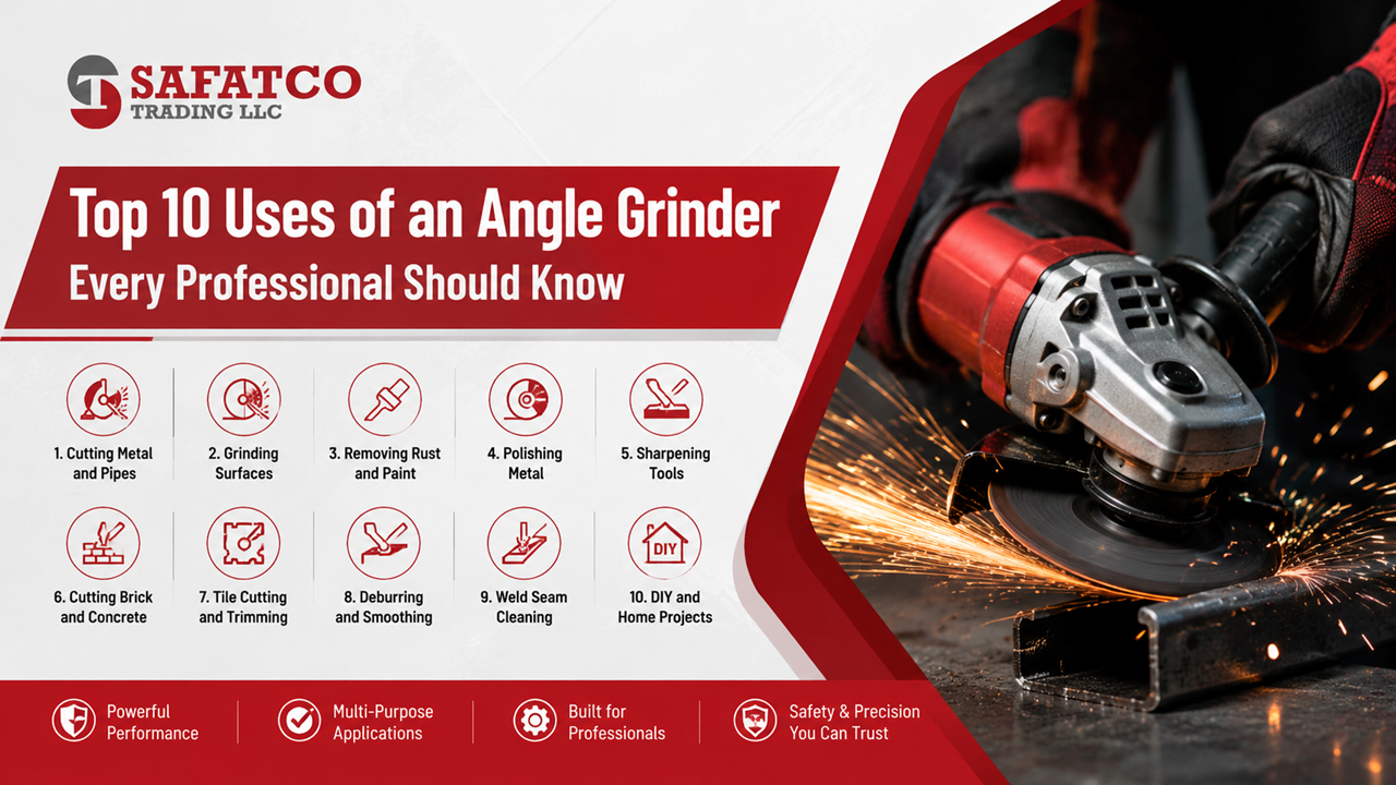 Top 10 Uses of an Angle Grinder Every Professional Should Know