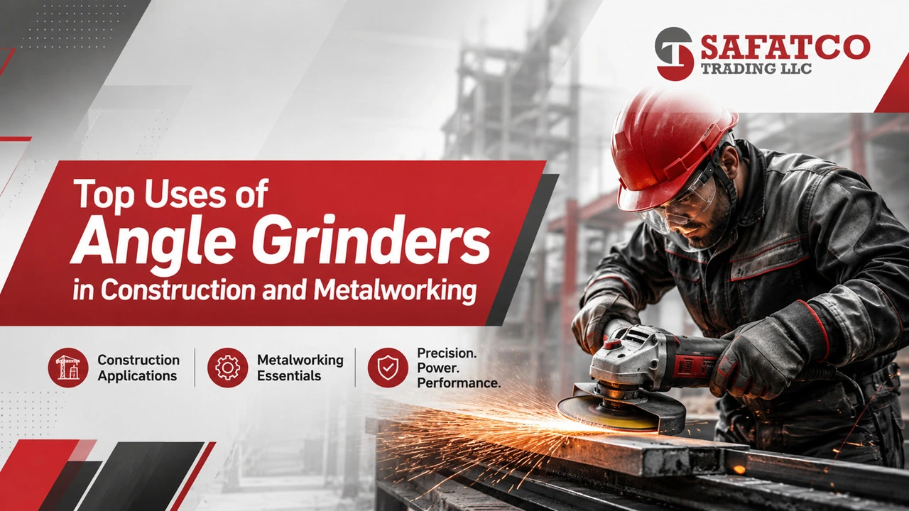 Top Uses of Angle Grinders in Construction and Metalworking